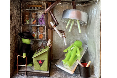 The Cover-Up diorama